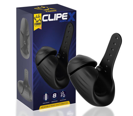 Clipex Masturbador Masculino Ajustable con Sistema de Clip Silicona Premium USB Magnético