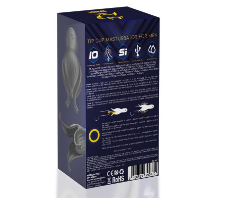 Krone Copa Masturbadora para el Pene Silicona USB