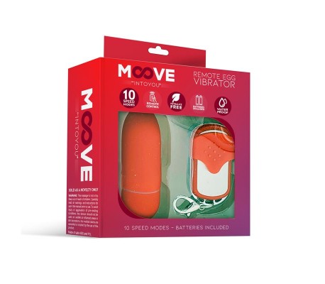 Huevo Vibrador con Control Remoto Rojo