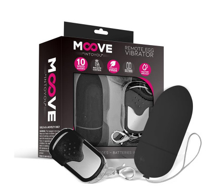 Huevo Vibrador con Control Remoto Negro