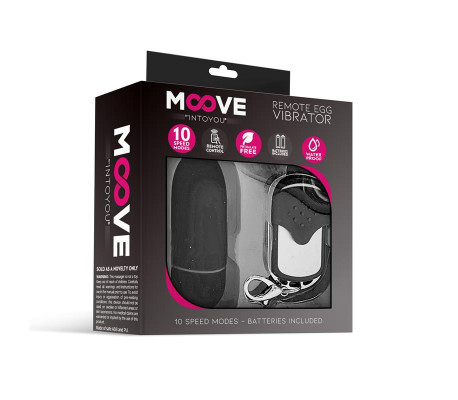 Huevo Vibrador con Control Remoto Negro