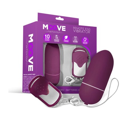Huevo Vibrador con Control Remoto Dark Purple