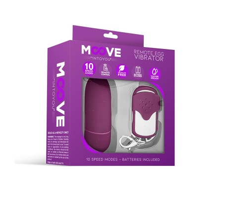 Huevo Vibrador con Control Remoto Dark Purple