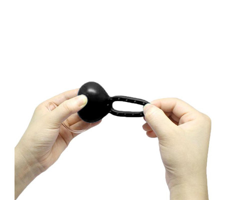 Anillo Vibrador con Control Remoto Negro