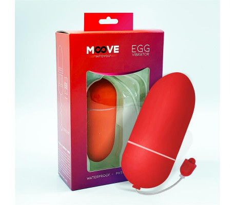 Huevo Vibrador 10 Funciones Rojo