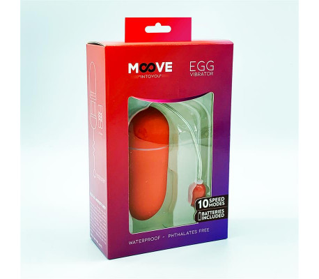 Huevo Vibrador 10 Funciones Rojo