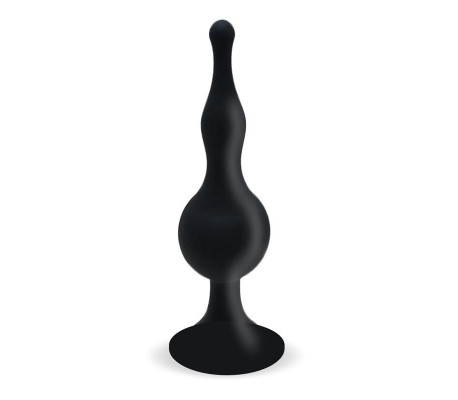 Set 3 Plugs Anal Silicona Negro