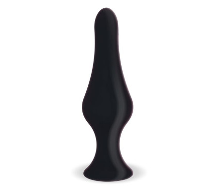 Set 3 Plugs Anal Silicona Negro