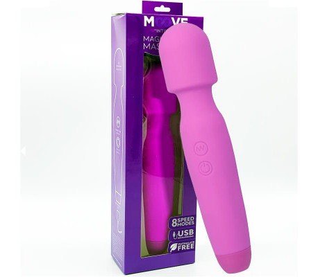 Magic Wand Masajeador Silicona Purpura
