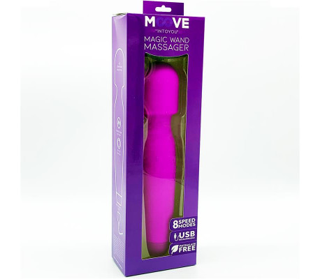 Magic Wand Masajeador Silicona Purpura