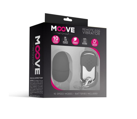 Huevo Vibrador con Control Remoto Mini Negro