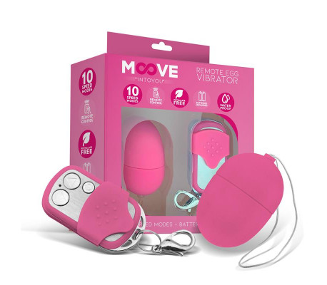 Huevo Vibrador con Control Remoto Mini Rosa