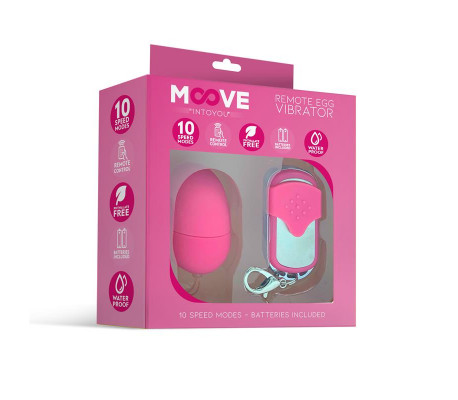 Huevo Vibrador con Control Remoto Mini Rosa