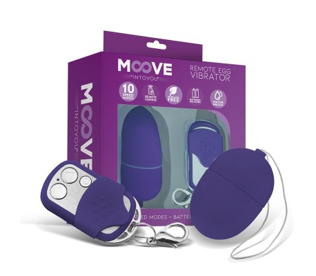 Huevo Vibrador con Control Remoto Mini Púrpura