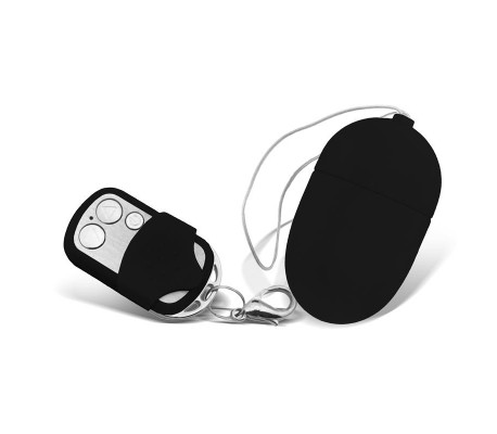 Huevo Vibrador con Control Remoto Tamaño Mediano Negro