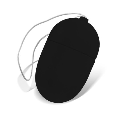 Huevo Vibrador con Control Remoto Tamaño Mediano Negro