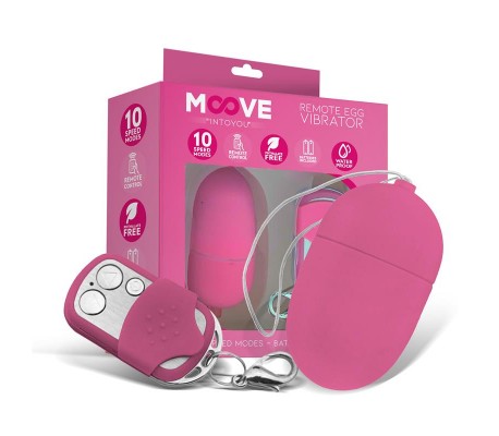 Huevo Vibrador con Control Remoto Tamaño Mediano Rosa