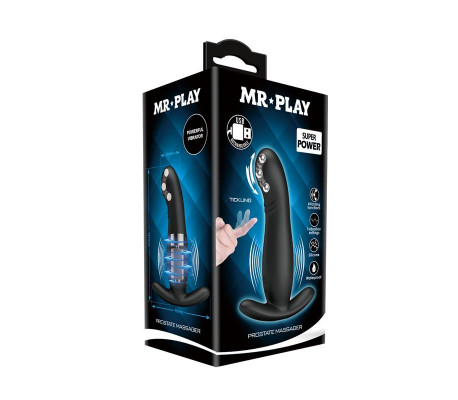 Masajeador Prostático con Vibración y Finger