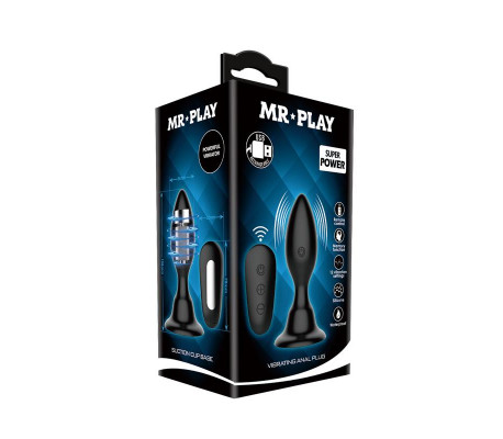 Mr. Play Vibrating Anal Plug with Remote Cl50