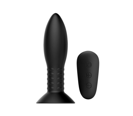 Plug Anal Inflable con Vibración y Rotación Control Remoto Mr. Play