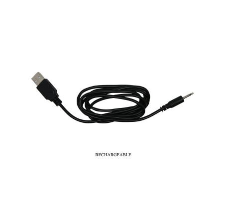 Mr. Play Vibrating Anal Plug USB Silicone Clave 50