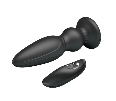 Plug Anal con Vibración y Control Remoto