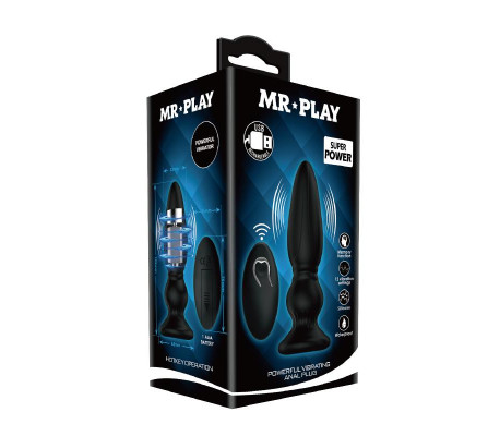 Plug Anal con Vibración y Control Remoto