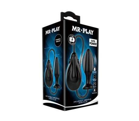 Plug Anal con Inflado Automático con Vibración