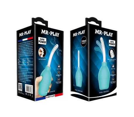 Anal Douche Cleaner Enema Azul 310 ml