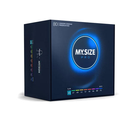 My Size Pro Talla 45 Caja de 80 Unidades