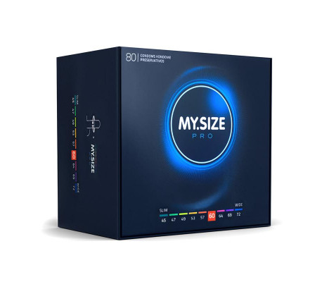 My Size Pro Talla 60 Caja de 80 Unidades