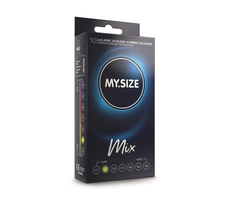 My Size Mix Talla 49 Caja de 10 Uds