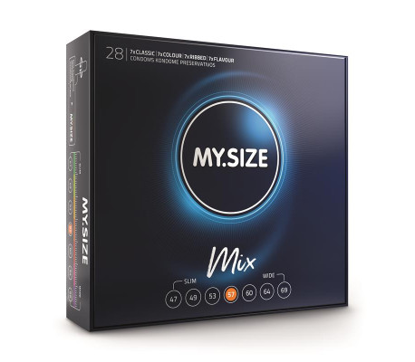 My Size Mix Talla 57 Caja de 28 Uds