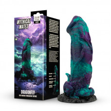 Dildo Dragonfly Púrpura y Verde 22.6 cm - 8.9