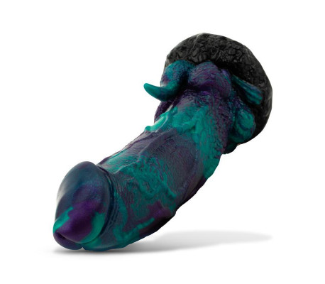 Dildo Dragonfly Púrpura y Verde 22.6 cm - 8.9