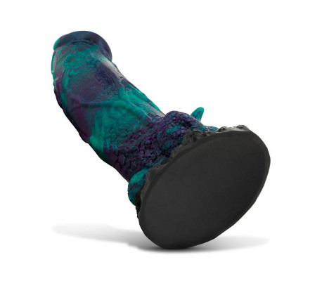 Dildo Dragonfly Púrpura y Verde 22.6 cm - 8.9