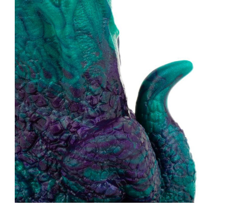 Dildo Dragonfly Púrpura y Verde 22.6 cm - 8.9