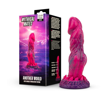 Dildo Another World Rosa y Púrpura 22.4 cm - 8.8