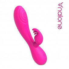 Conejito Vibrador Magic Stick con Pulsación Fucsia