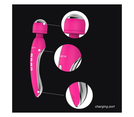 Masajeador y Vibrador Electro Fuchsia