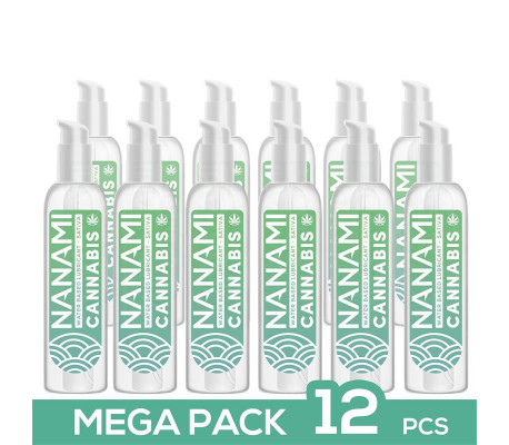 Pack de 12 Lubricante Base Agua Cannabis 150 ml
