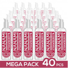 Pack de 40 Lubricante Base Agua Fresa 150 ml