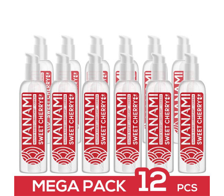 Pack de 12 Lubricante Base Agua Cereza Dulce 150 ml