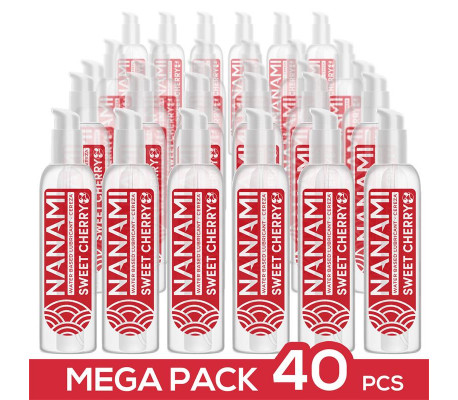 Pack de 40 Lubricante Base Agua Cereza Dulce 150 ml