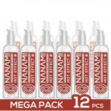 Pack de 12 Lubricante Base Agua Efecto Calor 150 ml
