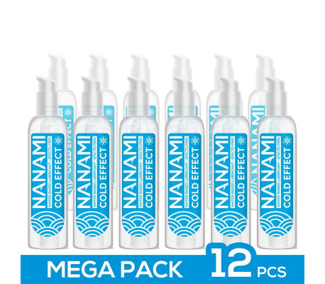 Pack de 12 Lubricante Base Agua Efecto Frio 150 ml