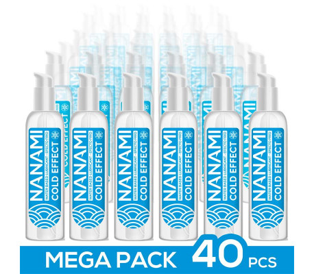 Pack de 40 Lubricante Base de Agua Efecto Frio 150 ml