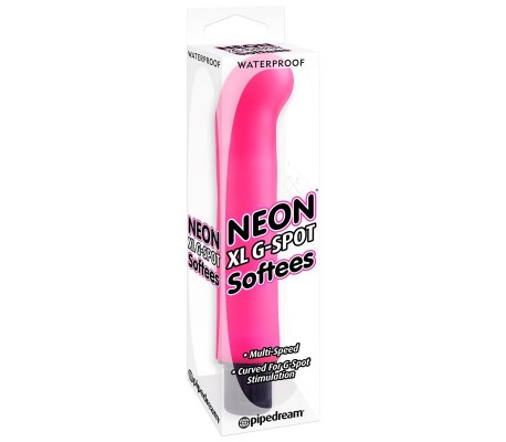 Neon Vibrador XL Luv Touch G-Spot Softees Rosa