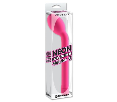 Neon Vibrador Luv Touch Slender Punto G Rosa