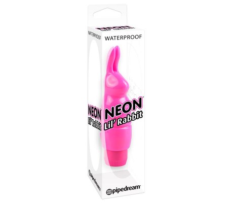 Neon Mini Vibrador Luv Touch Rabbit Rosa